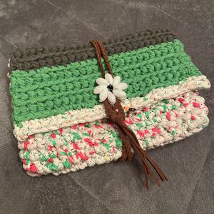 ハンドメイド★クラッチバッグ★バッグインバッグ
