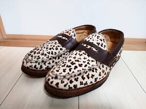 *US производства yuke тонн YUKETEN Loafer обувь * Leopard рисунок * - lako материалы 