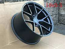 新品！Aodhan AFF7 18x9.5+35 5穴 PCD120 フローフォーミング製法 Matte Black 深リム Concave USDM_画像1