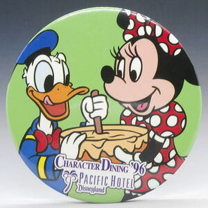  Disney Donald & minnie can badge character dining 1996 Disney Land * Pacific hotel USA 1996 year 