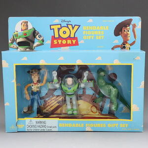 ディズニー　トイストーリー　ベンダブルフィギュア・ギフトセット　Thinkway Toys　生産終了品　映画公開時　未開封