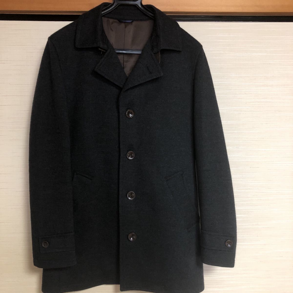 WEB限定カラー ニットコート Artisan アルチザン 定価10万 紺