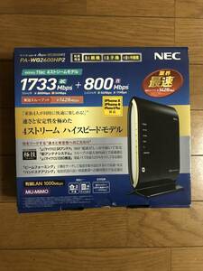 NEC 無線ルーター PA-WG2600HP2 PA-WG1200hs