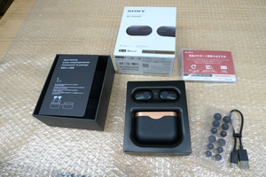 現状品 ソニー SONY WF-1000XM3 BM Bluetooth ワイヤレス ノイズキャンセリング ステレオヘッドセット イヤホン ヘッドホン ブラック