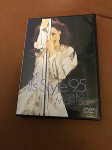 日本国内　正規品　当時物　松田聖子　 SEIKO MATSUDA コンサート　ライブ　 「LIVE It's Style '95」DVD 希少　レア　廃番　完売