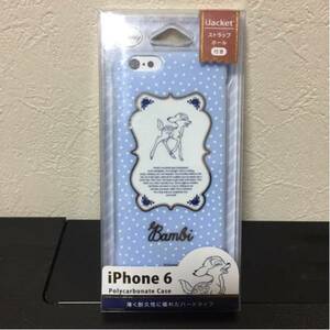 新品 iPhone6 6s 用 ディズニー ケース バンビ 水色 セット ミッキー ミニー マウス キャラクター スマートフォン カバー 頑丈 ハード