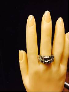 SILVER 925 シルバー 指輪 リング #18号 メンズアクセサリー 服飾品 装飾品 中古品【2510】A