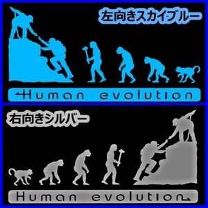  person kind. evolution 30cm[ mountaineering * climbing compilation ] mountains sticker 1