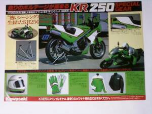 貴重 KR２５０スペシャルギヤカタログ　当時物