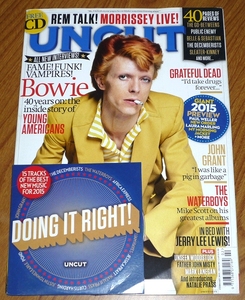 UNCUT 2015 デヴィッドボウイ グレイトフルデッド ザ・ウォーターボーイズ マイクスコット ジェリーリールイス David Bowie Grateful Dead