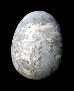  Indonesia * Bali. * mystery . stone ~( large light green sphere *B)