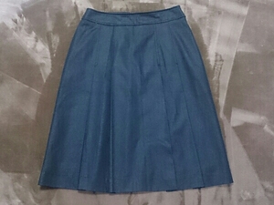 used * pleated skirt black 61