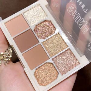 XiXi eyeshadow 8色 アイシャドウパレット #1