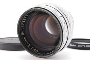 [A品] Carl Zeiss Sonnar 50mm F1.5＊コレクター品＊ゾナー＊Contax コンタックス＊10782