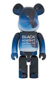 即決！送料無料！BE@RBRICK BLACK KNIGHT SATELLITE 1000％ MEDICOM TOY AKASHIC RECORDS 2021 まぼろしのパレード ベアブリック