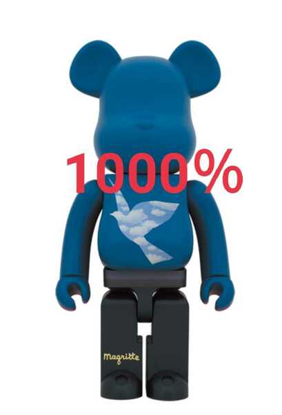 即決！送料無料！BE@RBRICK Ren Magritte L'oiseau de ciel1965 1000％ メディコムトイ AKASHIC RECORDS 2021 まぼろしのパレード