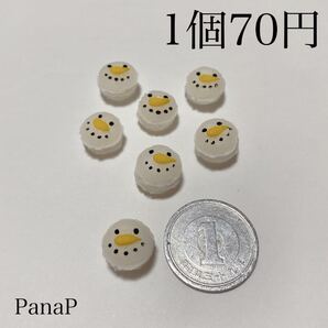 雪だるまマカロン ミニチュアスイーツ