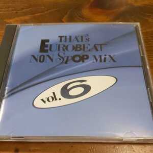 ★That's EUROBEAT vol.6 NONSTOP MiX★中古CD ザッツ ユーロビート vol.6 ノンストップミックス★DISCO ディスコサウンド 送料無料
