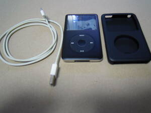 【大切に扱ってくれる方向け】 iPod classic 第6世代 80GB ブラック 本体 充電ケーブル 他 外箱以外完備 【動作確認済・比較的美品】