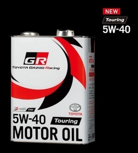 ☆ TOYOTA　GR. Touring 5W-40. 4L缶．(TOYOTA GAZOO Racing)