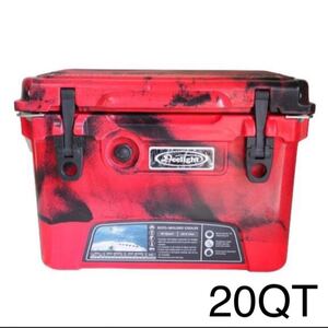 Deelight ディーライト Iceland Cooler Box 20QT アイスランドクーラーボックス レッドブラックカモ
