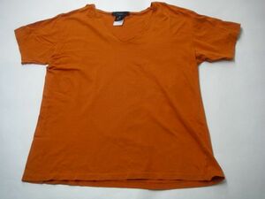 1753 GUCCI Gucci V шея короткий рукав футболка orange мужской M размер 