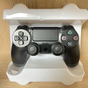 【新品未使用・送料無料】PS4 ワイヤレスコントローラー ジェットブラック 黒 DualShock4 互換品 USBケーブル付き