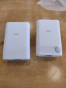NEC Wi-Fi中継機 W1200EXとW1200EX-MS 2個セット 無線LAN