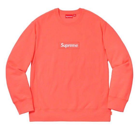 新品未使用 supreme box logo crewneck cardinal sweat Medium M 22AW