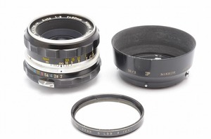 【 単焦点レンズ 】ニコン Nikon NIKKOR-H AUTO 50mm F2 オールドレンズ＜フード,フィルター＞1211T7576