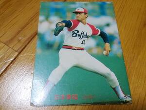 昭和レトロ/カルビープロ野球スナックカード/1987年/近鉄バッファローズ/石本貴昭/ベースボールカード/野球カード/