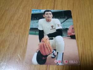 昭和レトロ/カルビープロ野球スナックカード/中畑清/1985年/巨人/ベースボールカード/野球カード/