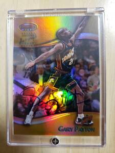 サイン 1999 -00 Topps Bowman's Best Refractor GARY PAYTON Auto / ゲイリー ペイトン Autograph Holo