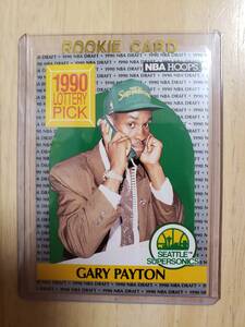 1990 -91 NBA Hoops GARY PAYTON RC / ゲイリー ペイトン Draft Pick