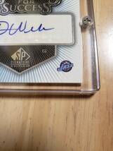 (#008/200) サイン 2005 -06 UD SP Signature Edition DERON WILLIAMS Auto RC / デロン ウィリアムズ Autograph (Jersey# 1/1)_画像6