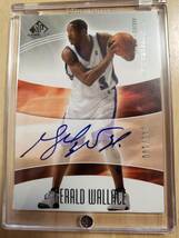 100枚限定 サイン 2004 -05 UD SP Games Used GERALD WALLACE Auto　(#/100) / ジェラルド ウォーレス Autograph_画像8