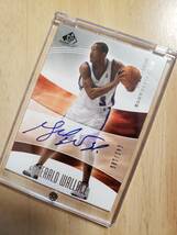 100枚限定 サイン 2004 -05 UD SP Games Used GERALD WALLACE Auto　(#/100) / ジェラルド ウォーレス Autograph_画像2