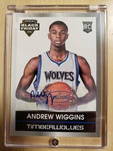 SP サイン 2014 -15 Panini Black Friday ANDREW WIGGINS Auto RC / アンドリュー ウィギンス Autograph