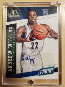 SSP サイン 2014 -15 Panini Boxing Day ANDREW WIGGINS Auto RC / アンドリュー ウィギンス Autograph