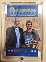 99枚限定 SP 2015 -16 Panini Hoops Champions ANDRE IGUODALA & BILL RUSSELL (#/99) / アンドレ イグオダラ & ビル ラッセル Final MVP_画像1