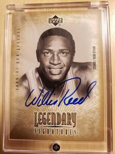 サイン 2000 -01 UD Legendary Signatures WILLIS REED Auto / ウィリス リード Autograph 