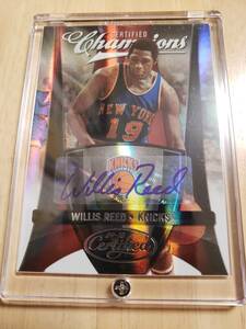 50枚限定 サイン 2009 -10 Panini Certified Champions WILLIS REED Auto (#/50) / ウィリス リード Autograph 