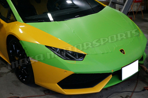 LAMBORGHINI HURACANLP610-4ランボルギーニウラカンフロント周り一式カット済み半透明プロテクションフィルム傷防止自己修復機能有