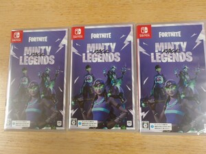 3個 新品【Switch】 フォートナイトミンティーレジェンドパック