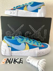 Nike x sacai x KAWS Blazer Low ステッカー付き