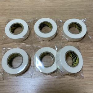 カモ井加工紙 マスキングテープ 白 6個セット 18mm×18m 高品質 マステ 日本製