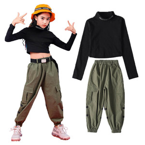 ダンス 衣装 トップス 女の子 ダンス衣装 キッズ ヒップホップ 競技 体操服 ダンスウェア ジャッズダンス 子供服 ゆったり チーム お揃い