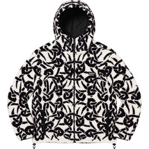 Sサイズ Supreme シュプリーム Celtic Knot Reversible WINDSTOPPER Fleece Hooded Jacket Stone フリース　ダウン 完売品　N1_画像4