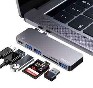 MacBook Pro/Air専用6in2 ハブ 5K高画質ディスプレイ出力