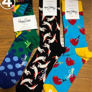 Happy Socks ハッピーソックス　3枚セット　41-46